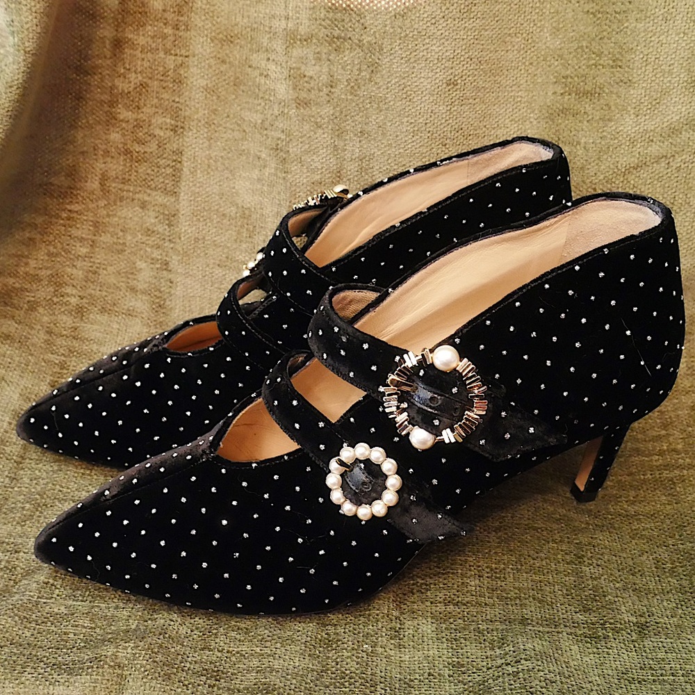JIMMY CHOO Larissa 65 Embellished Velvet Pumps